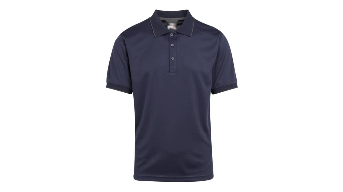 Regatta Professional Grey/Navy Recycled Polyester Short Sleeve T-Shirt, EUR- 50