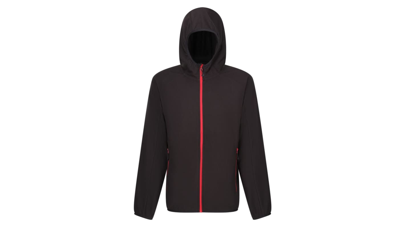 Giacca in pile Regatta Professional TRF690 per  Unisex, col. Nero, Rosso, XXL, in 100% poliestere