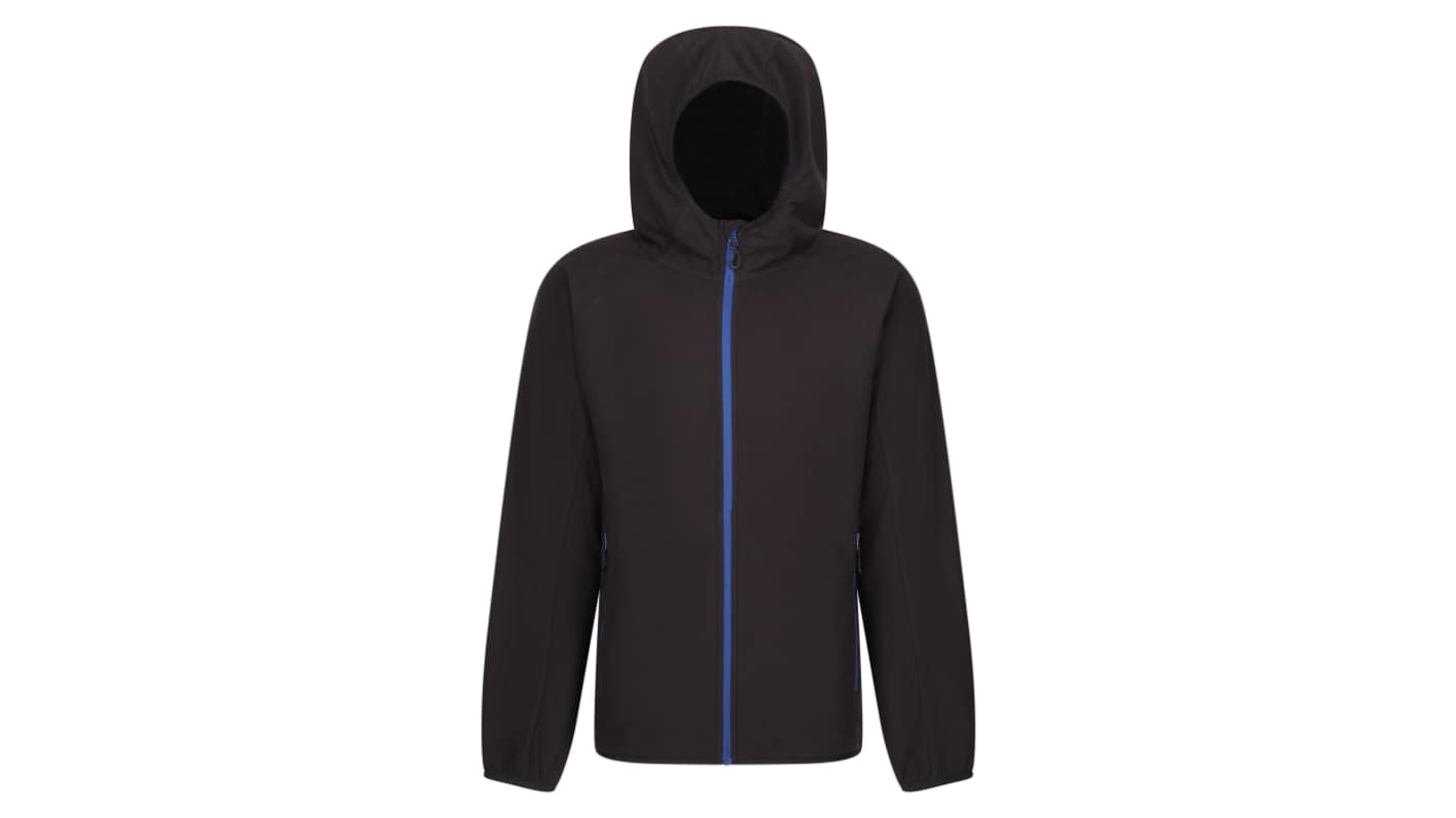 Giacca in pile Regatta Professional TRF690 per  Unisex, col. Nero/Blu, M, in 100% poliestere