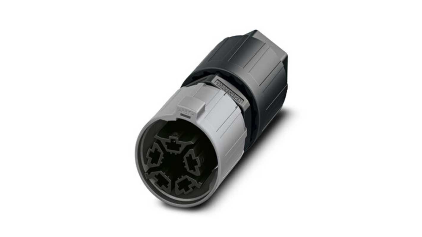 Phoenix Contact Circular Connector, 5 Contacts, IP66, IP68, QPD Series