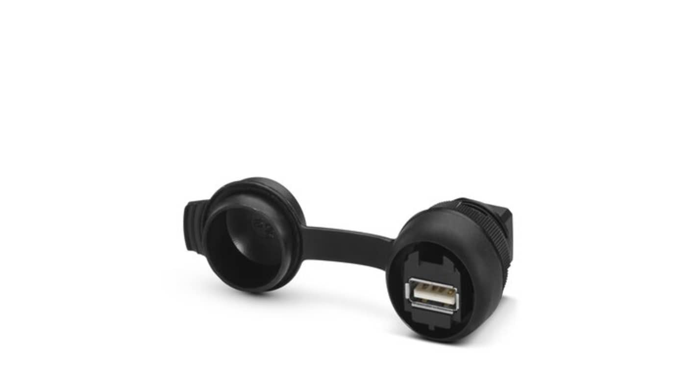 Phoenix Contact USB接口, Type A型3.0, 面板安装, 水平, IP65