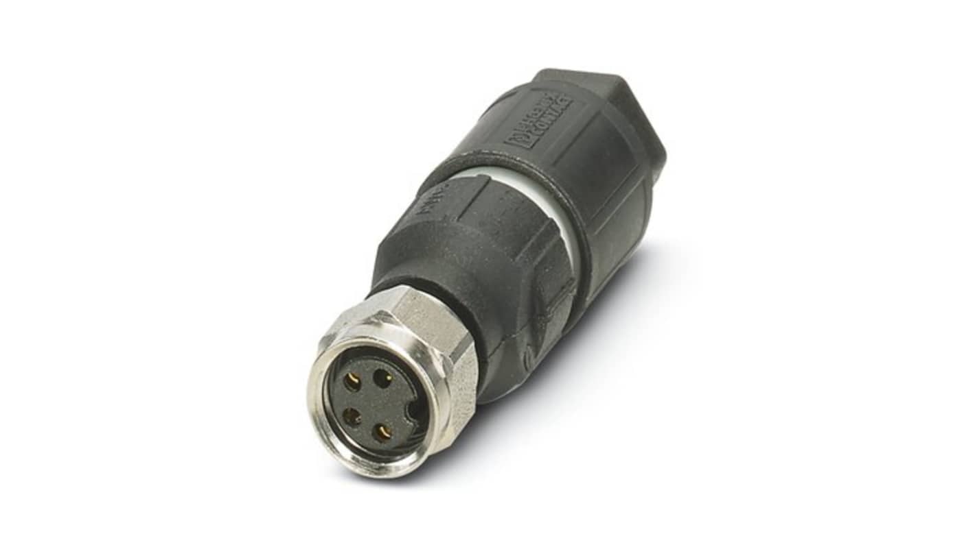 Phoenix Contact Circular Connector, 4 Contacts, Cable Mount, M8 Connector, Socket, Female, IP65, IP67, IP69K, SACC