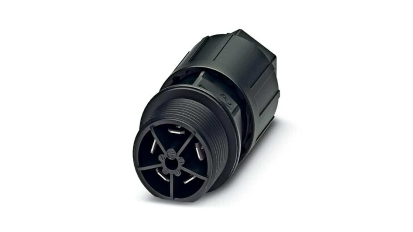 Phoenix Contact Circular Connector, 5 Contacts, Front Mount, M25 Connector, IP66, IP68, IP69K, QPD Series