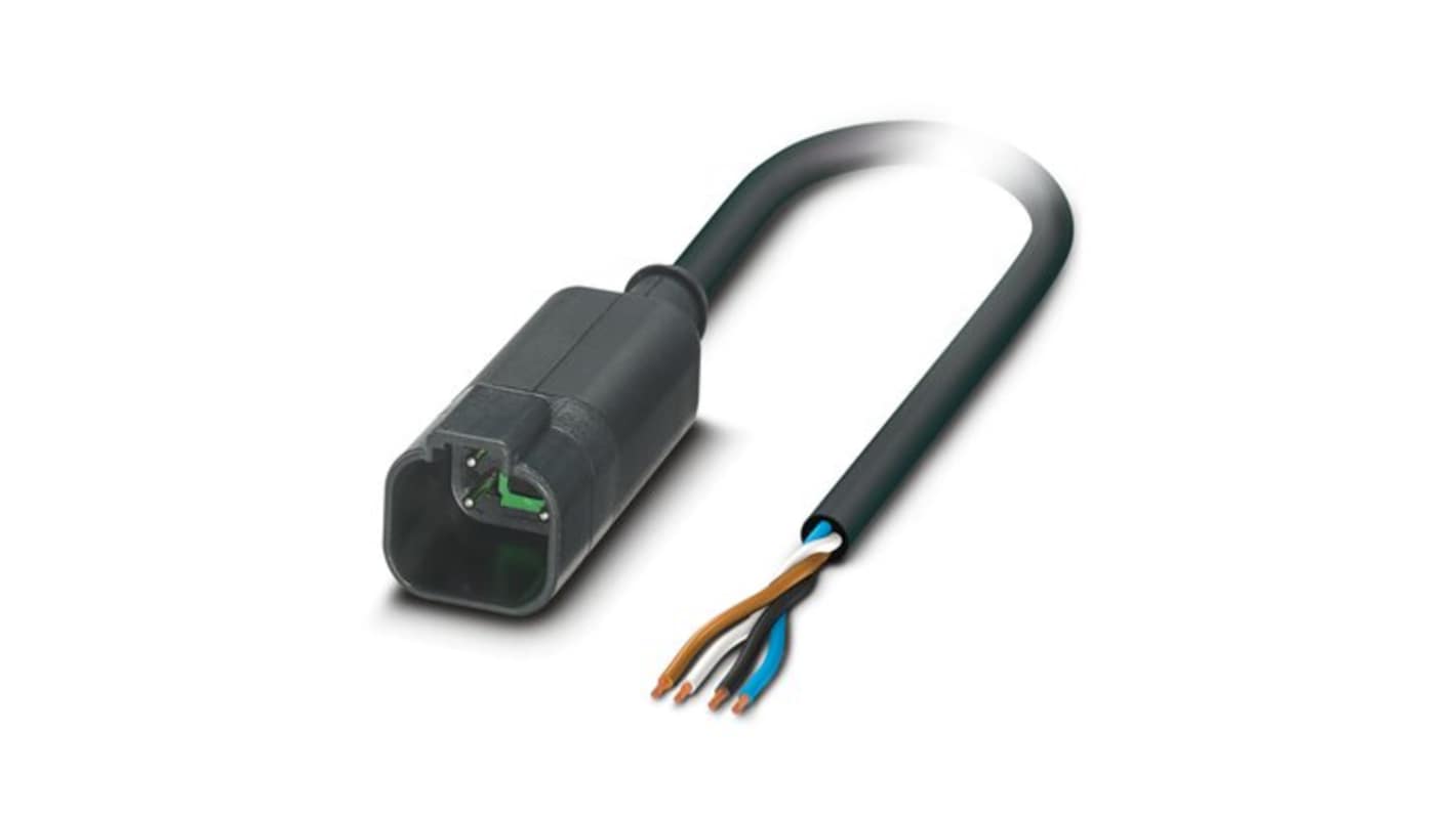 Kabel do siłownika/czujnika Złącze A Wolne końcówki liczba rdzeni 4 długość 3m Złącze B Deutsch
