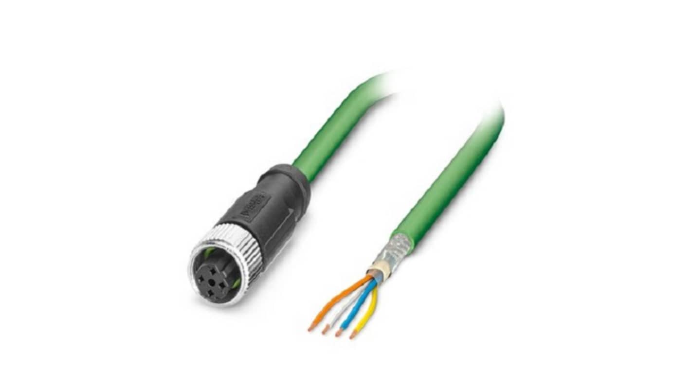 Kabel kat. 5 Cat5 długość 1m Z zakończeniem Phoenix Contact PVC