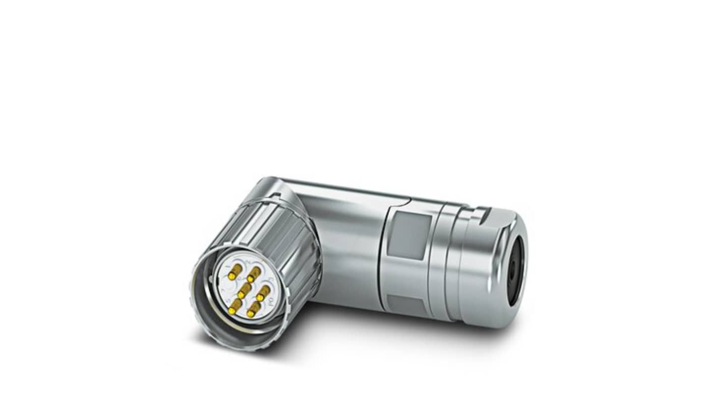 Phoenix Contact Circular Connector, 6 Contacts, Cable Mount, M23 Connector, Plug, Male, IP67, CA Series