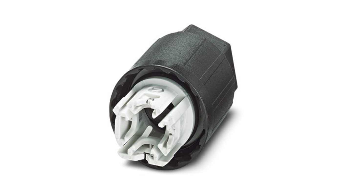 Phoenix Contact Black Installation Nut for use with QPD Connectors