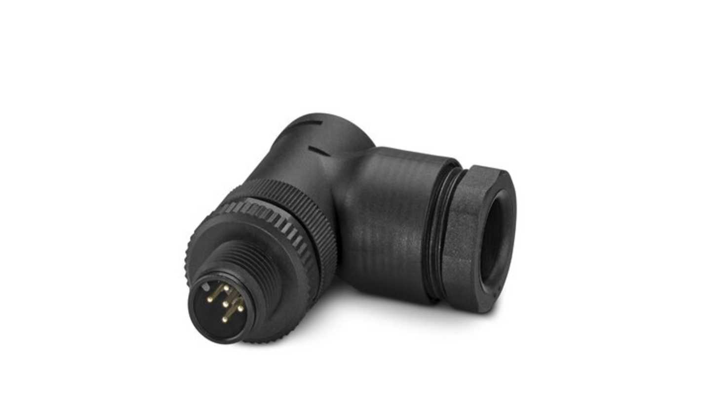 Phoenix Contact Circular Connector, 5 Contacts, Cable Mount, M12 Connector, Plug, Male, IP67, SACC Series