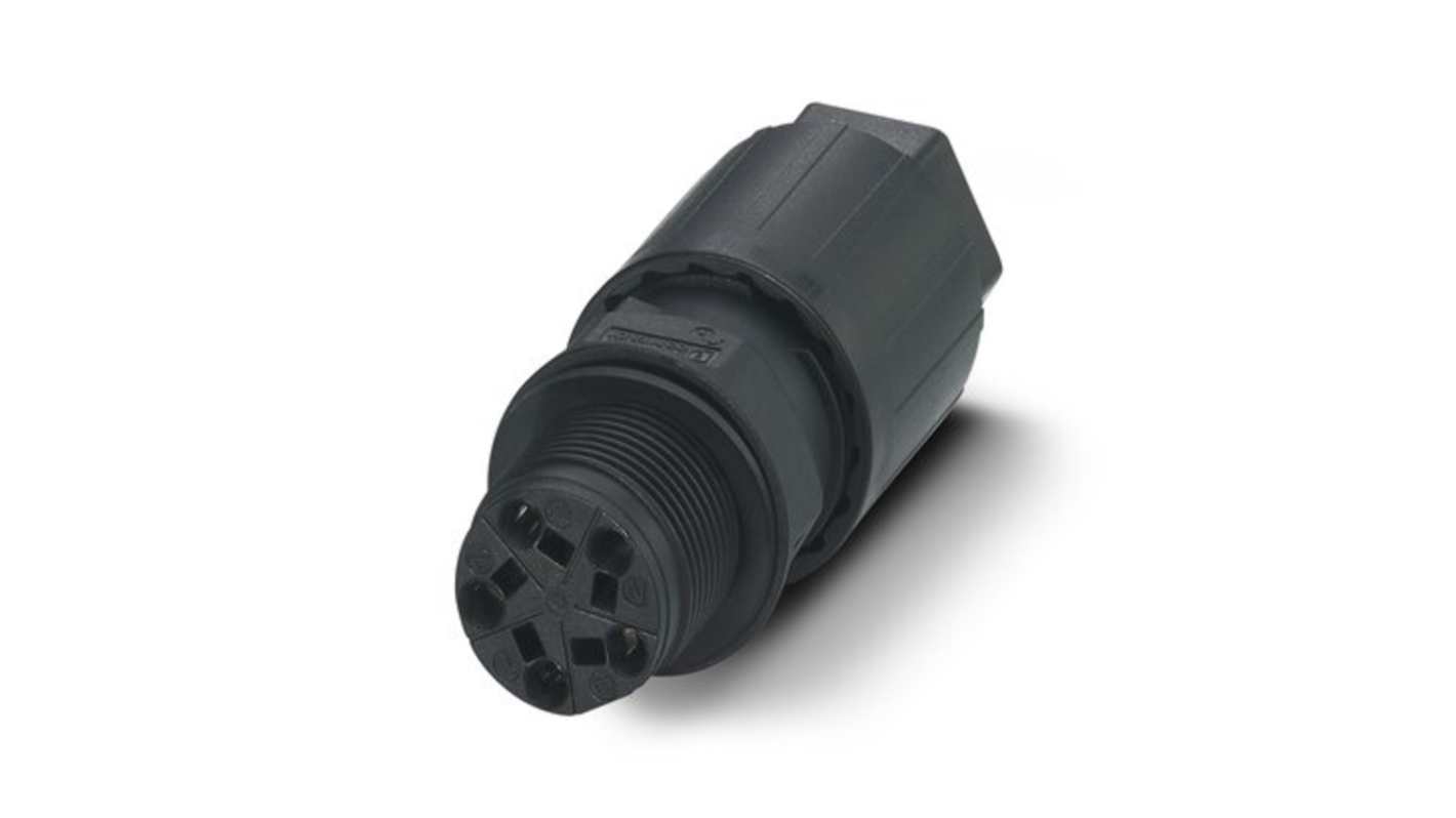 Phoenix Contact Circular Connector, 5 Contacts, Front Mount, M25 Connector, IP66, IP68, IP69K, QPD Series