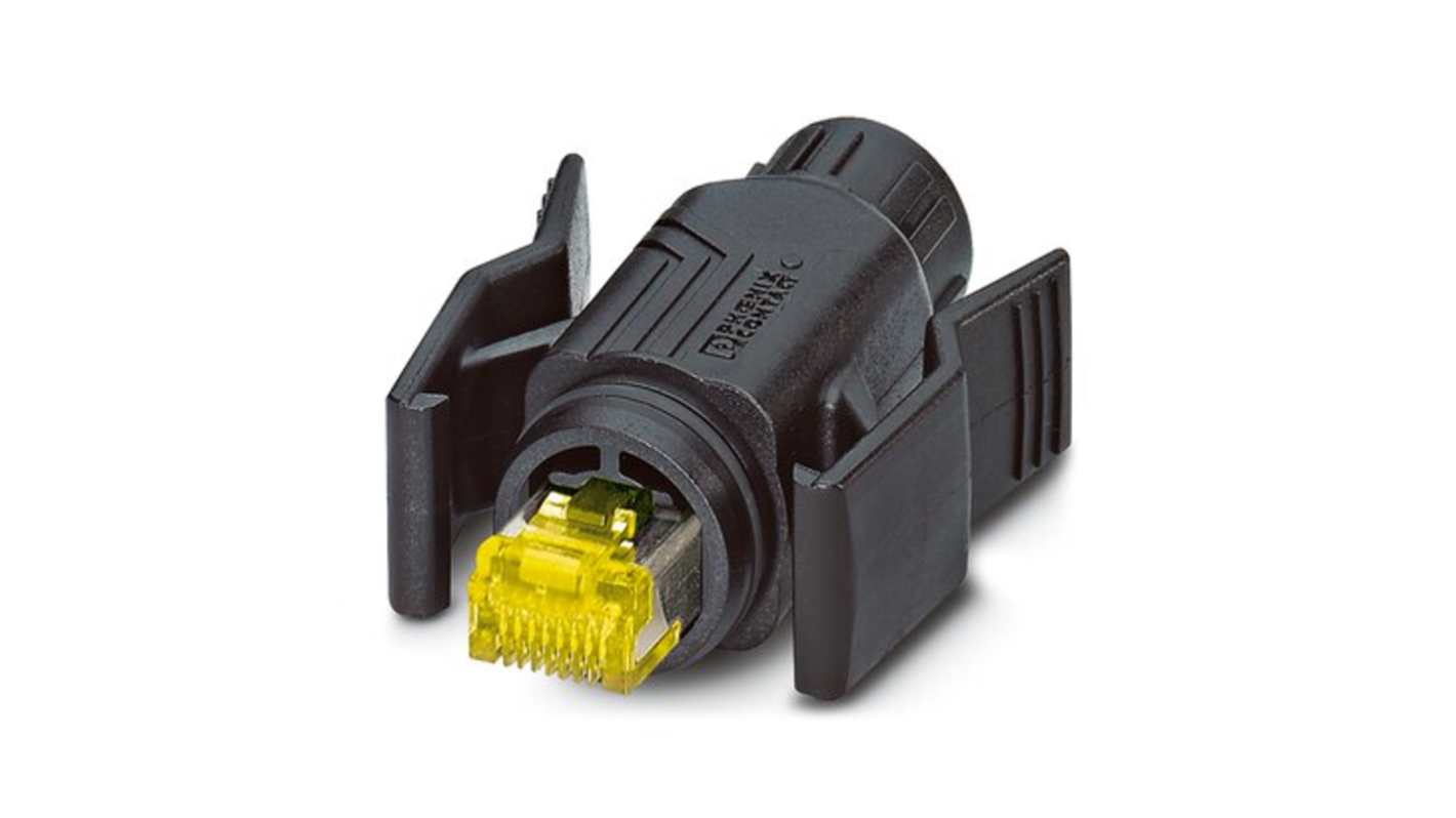 Phoenix Contact CUC Series Male RJ45 Connector, Cable Mount, Cat6a Straight 1 Port 8 -Way