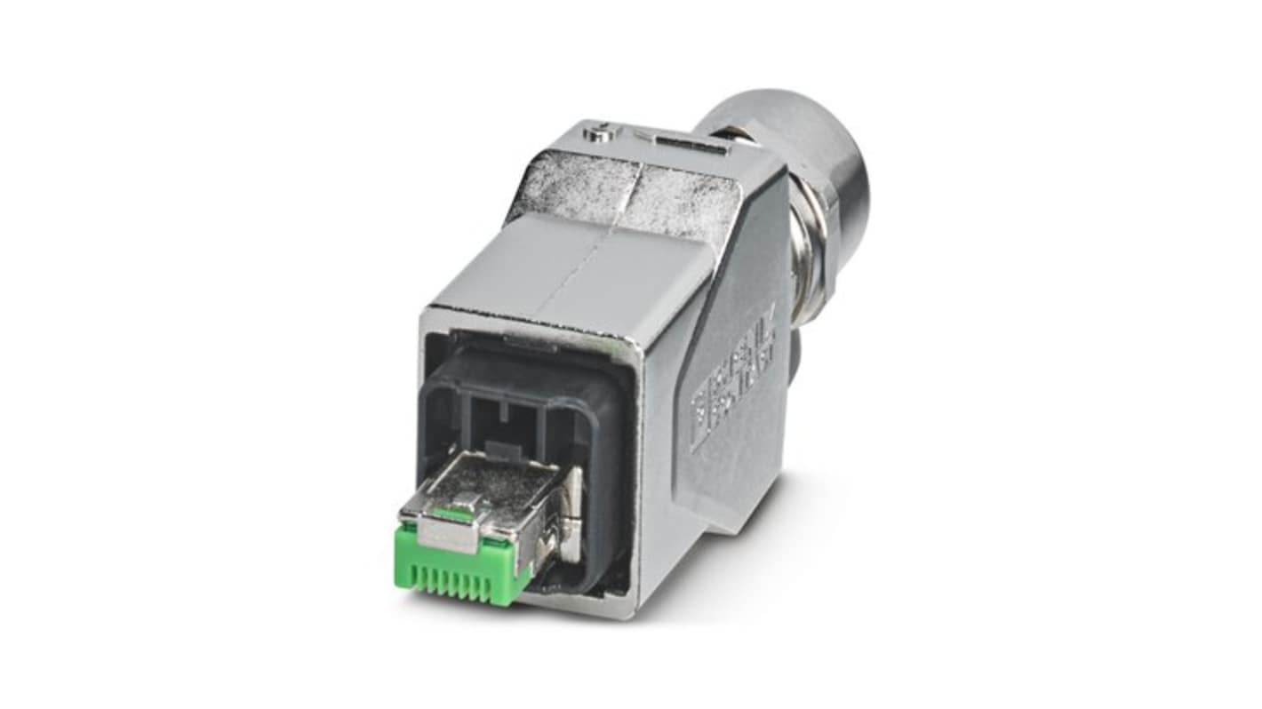 Conector RJ45 Cat5 Macho Phoenix Contact serie CUC, de 2 vías, no apantallado