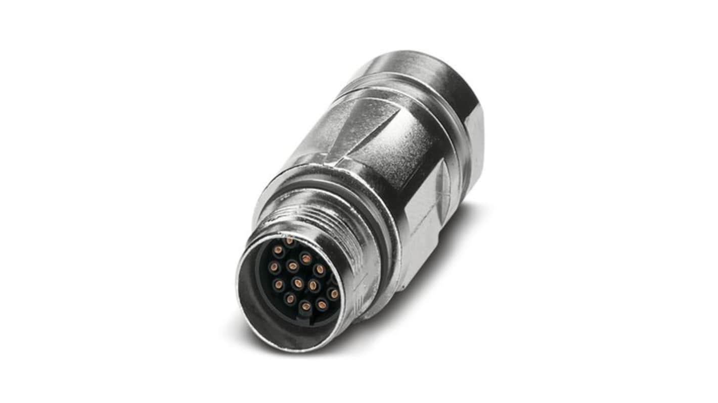 Phoenix Contact Circular Connector, 17 Contacts, Cable Mount, M17 Connector, Socket, Female, IP67, ST Series
