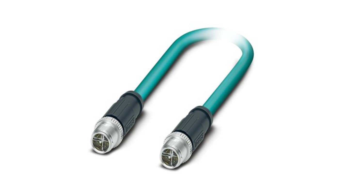 Kabel kat. 6a Cat6a długość 500mm Z zakończeniem Phoenix Contact Poliuretan