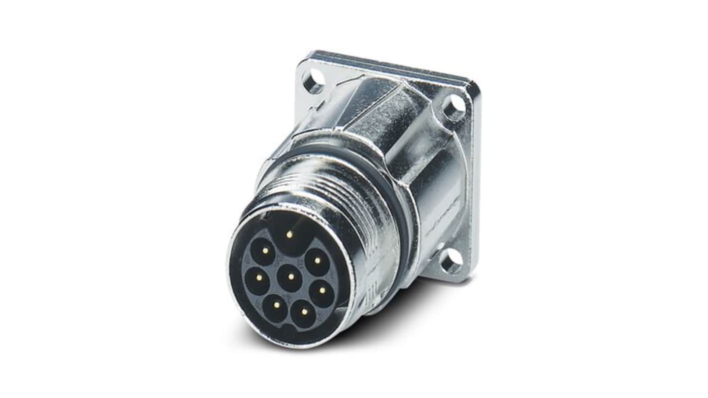 Phoenix Contact Circular Connector, 7 Contacts, Front Mount, M17 Connector, Plug, Male, IP67, ST Series