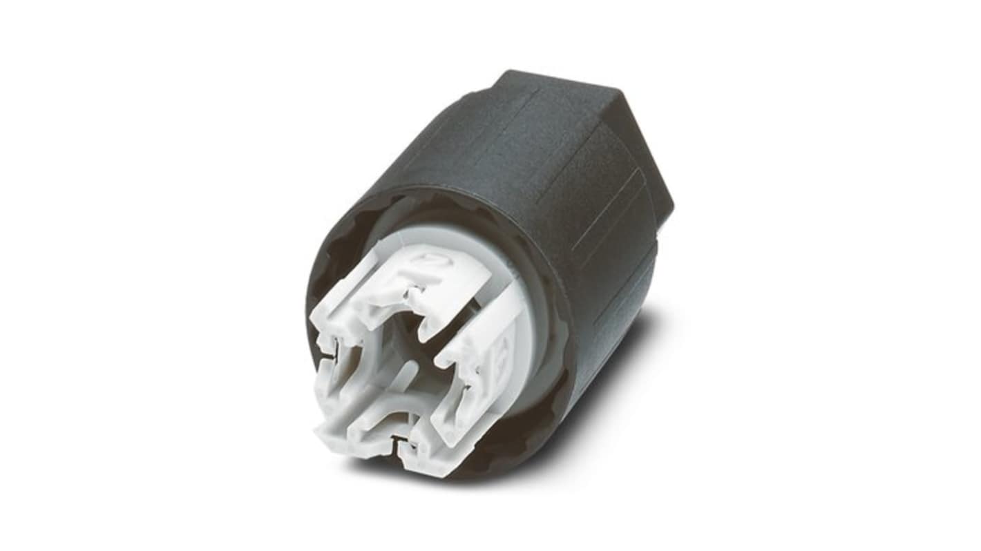 Phoenix Contact Black Pressure Nut, Shell Size 4 x 1.5mm for use with Circular Connector