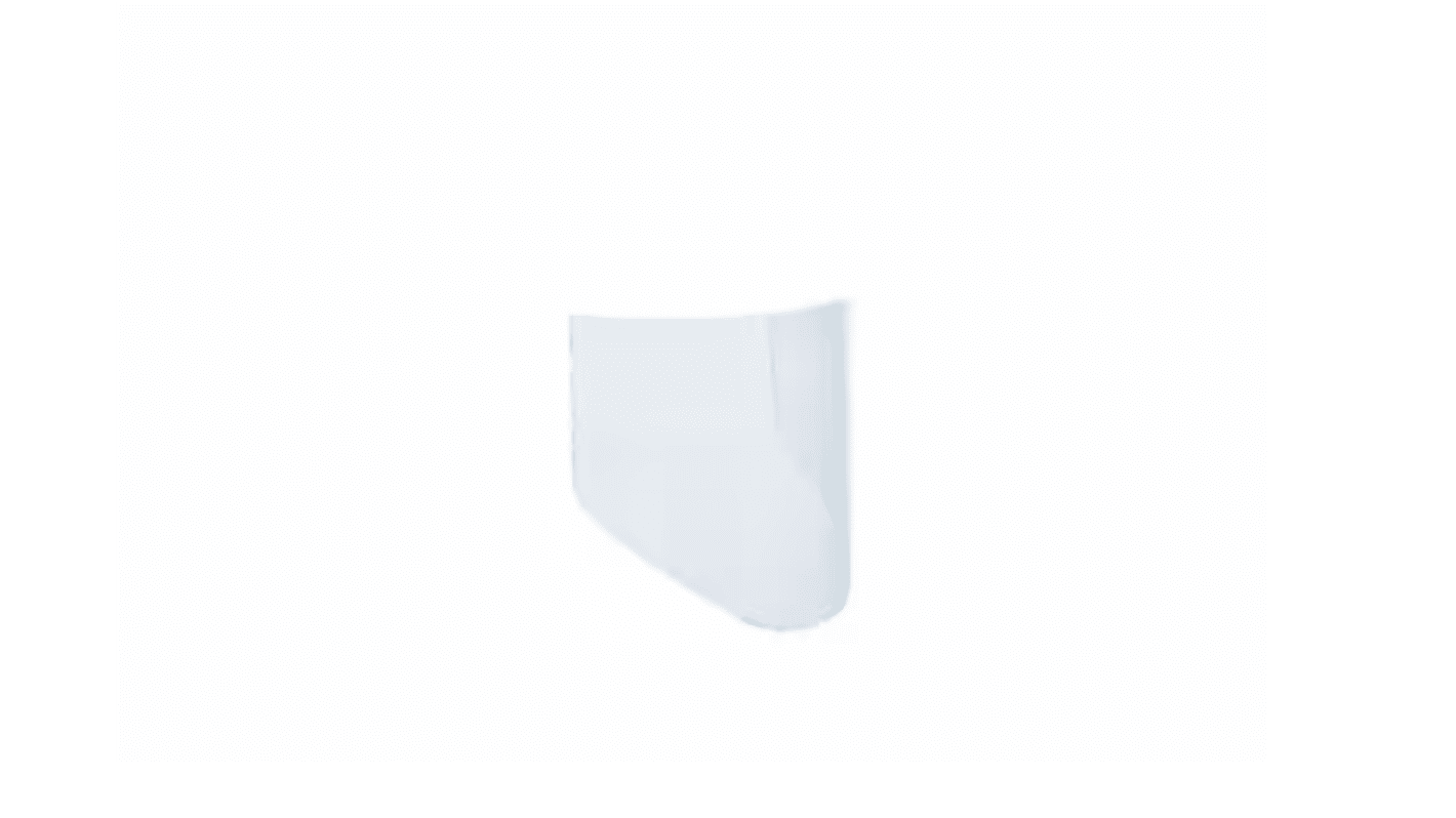 3M Clear Flip Up PC Face Shield with Face Guard , Resistant To Chemical Splashes, Flying Particles