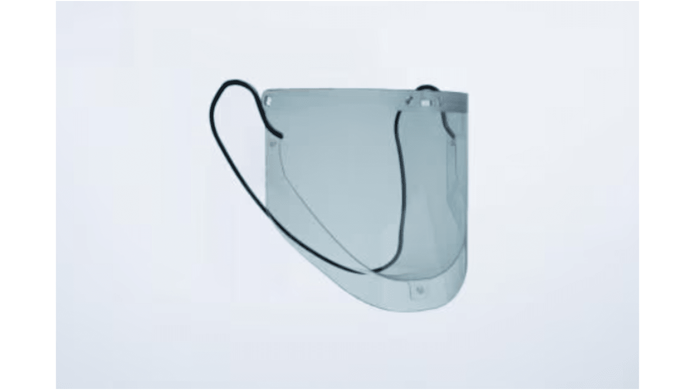 3M Grey Flip Up PC Face Shield with Face Guard , Resistant To Chemical Splashes, Flying Particles