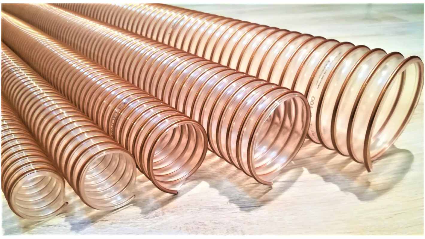 Prosiflex Translucent Polyurethane Reinforced Flexible Ducting, 10m, 50mm ID