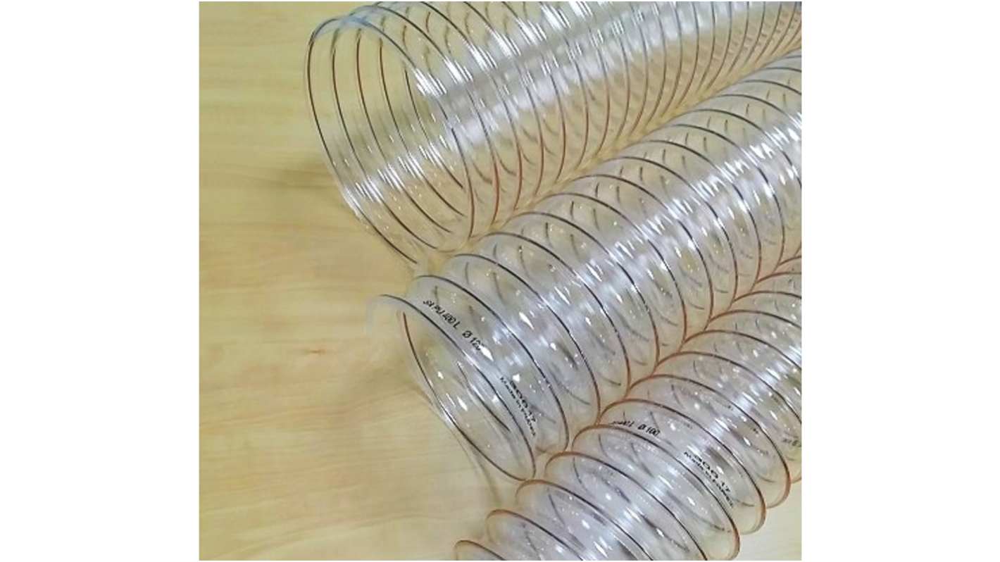 Prosiflex Translucent Polyurethane Reinforced Flexible Ducting, 10m, 45mm ID