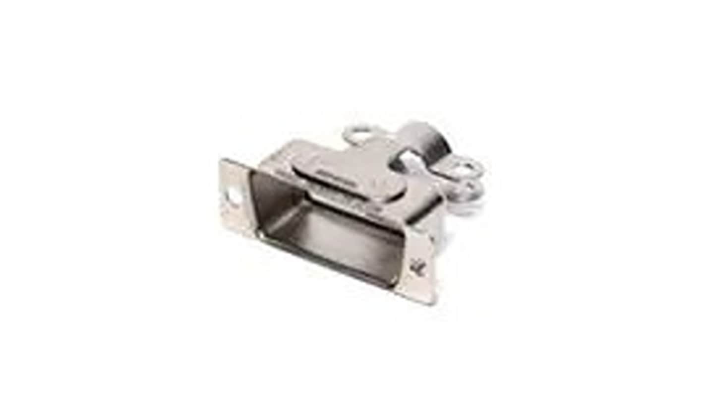 Amphenol India 9针D-Sub外壳, 低碳钢壳体, 底壳 D-Sub连接器, 直向, 银色, M85049系列
