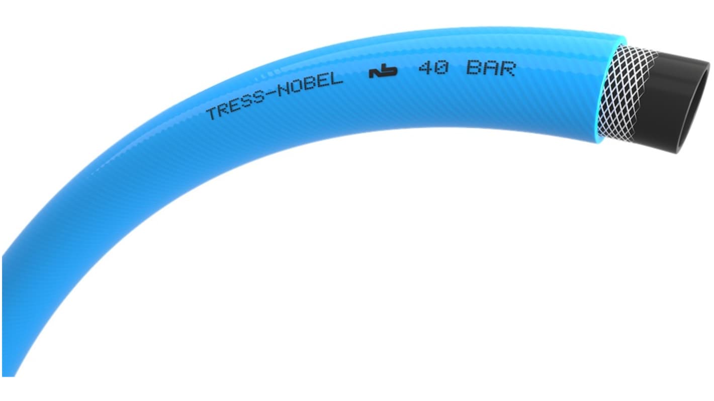 TRICOFLEX 蓝色工业软管, PVC软管, 25mm内径, 35mm外径, 25m长, 最高+60°C, TRESS-NOBEL系列
