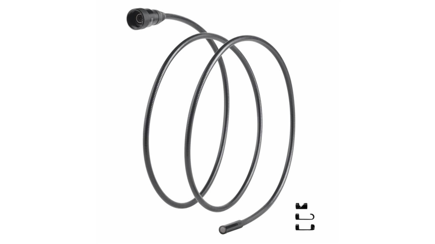 Laserliner 092.282.55H 7.9mm probe Inspection Camera Extension Cable, 1.5m Probe Length, 1280 x 720pixels Resolution,