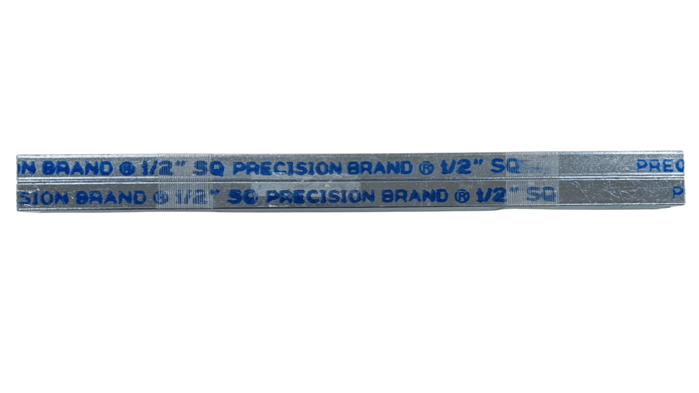 Precision Brand Steel Rectangular Bar, 1/2in W, 1/2in H, 12in L