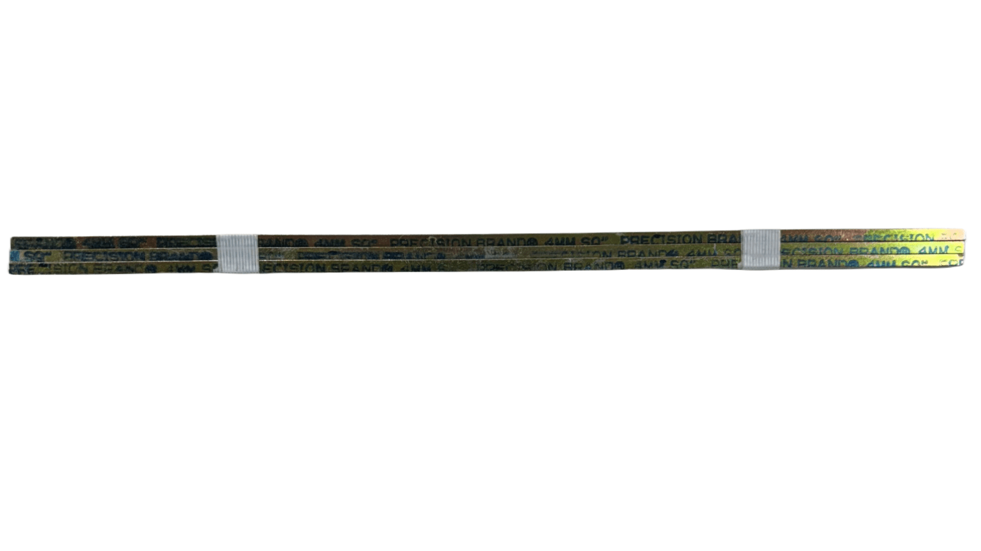 Precision Brand Steel Rectangular Bar, 4mm W, 4mm H, 300mm L