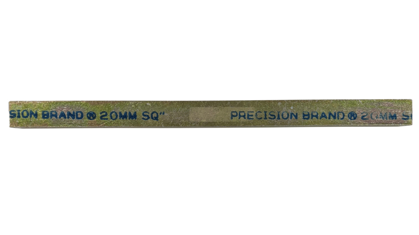 Precision Brand Steel Rectangular Bar, 20mm W, 20mm H, 300mm L