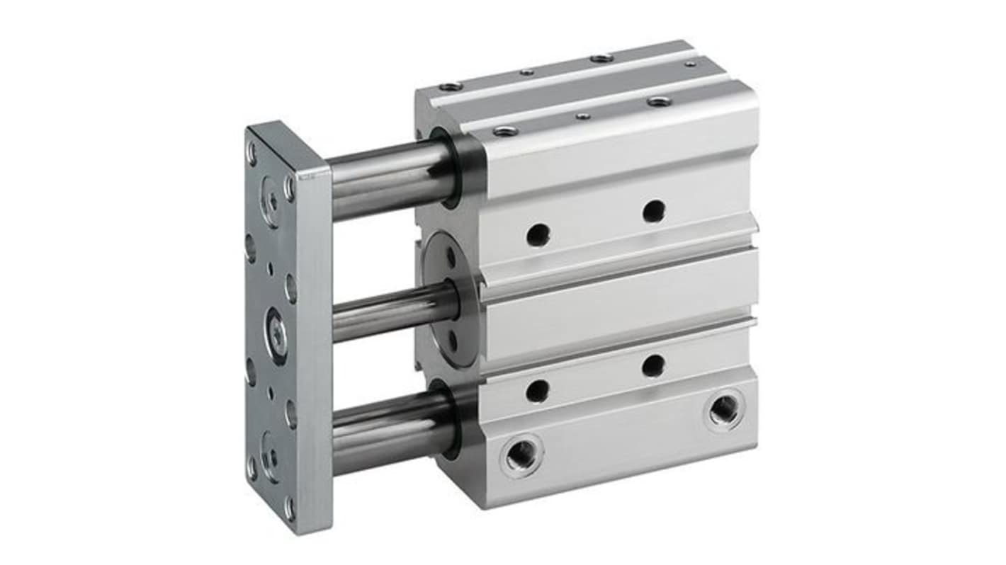 Pneumatic Guided Cylinder - 0822062007, 20mm Bore, 25mm Stroke, GPC Series, Double Acting