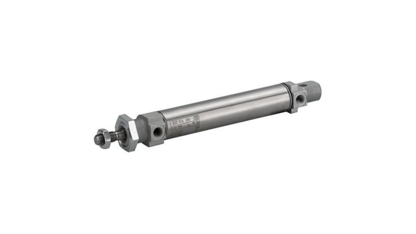 EMERSON – AVENTICS Roundline Cylinder - 0822034204, 25mm Bore, 80mm Stroke, MNI Series, Double Acting