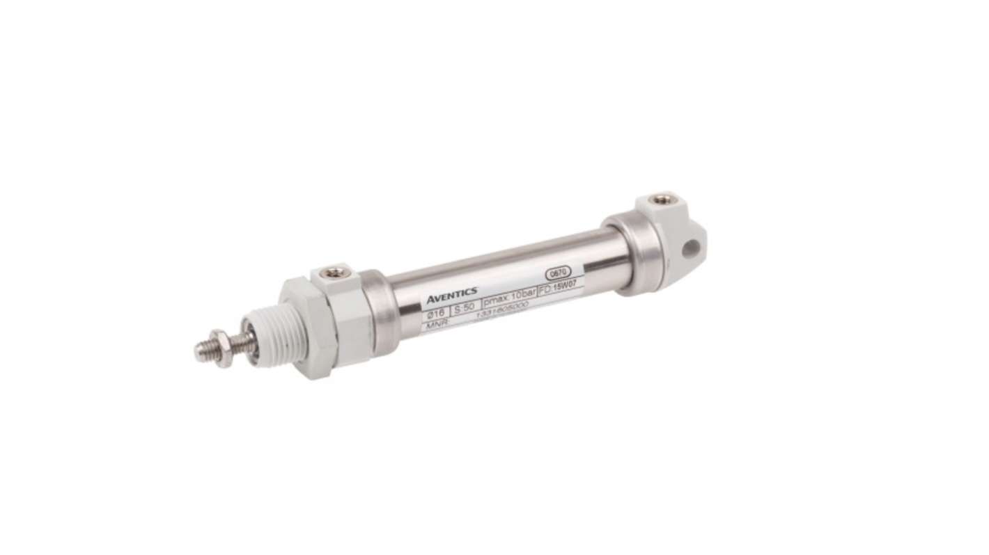 EMERSON ? AVENTICS Roundline Cylinder - 1333202000, 32mm Bore, 25mm Stroke, ICM Series, Double Acting
