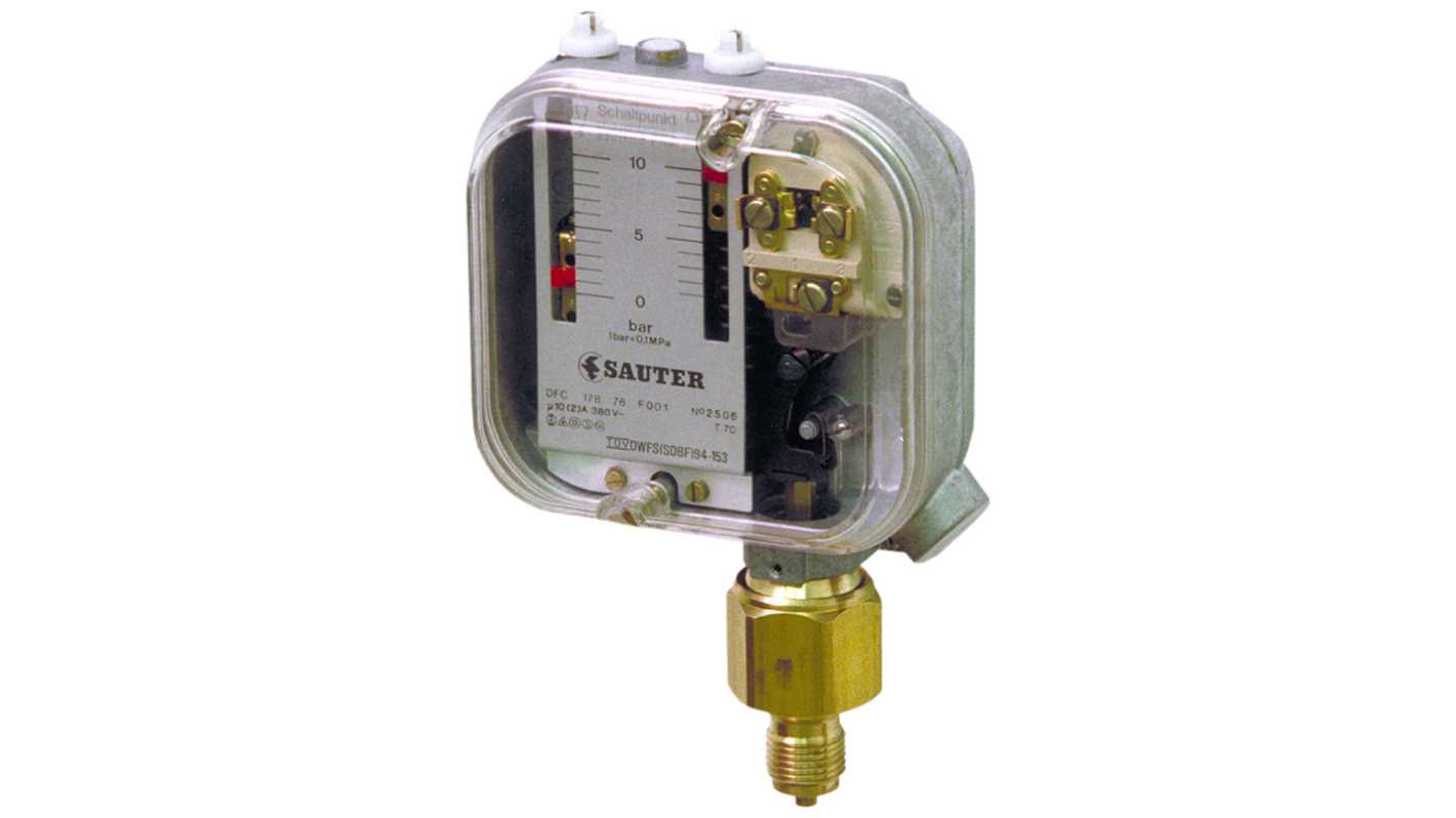 SAUTER REGULATION Pressure Sensor, 50V, IP44 21bar