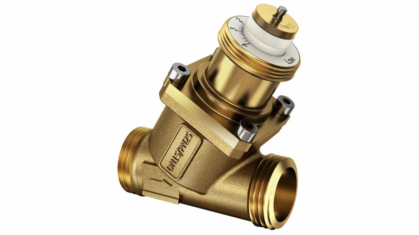 Valvola motorizzata in Ottone, acciaio inox SAUTER REGULATION, 24 V, 25 bar max, 2 porte, compatibile con tubo da 40mm