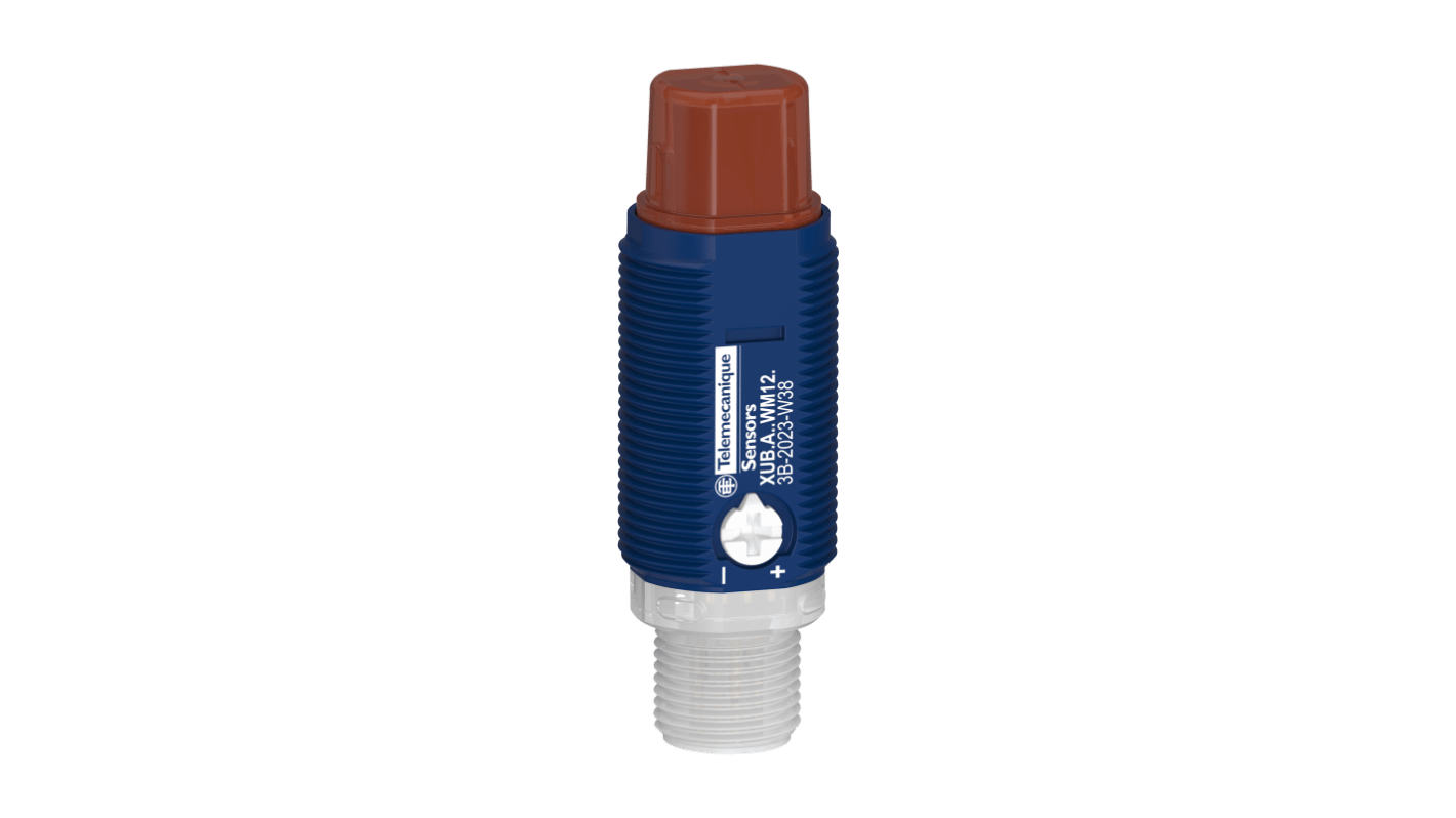 Telemecanique Sensors Diffuse Photoelectric Sensor, Cylindrical Sensor, 0.15 m Detection Range