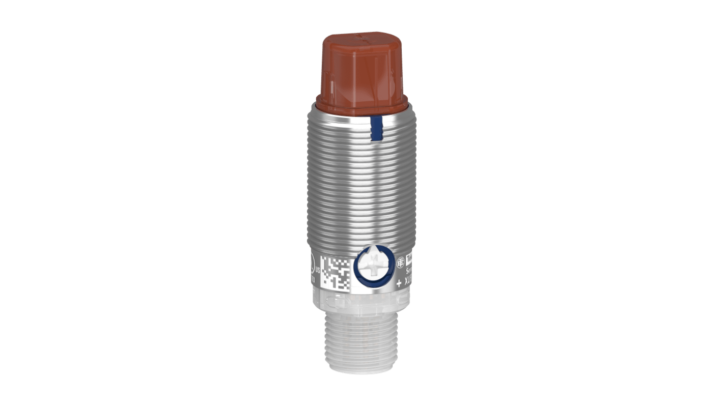 Telemecanique Sensors Diffuse With Background Suppression Photoelectric Sensor, Cylindrical Sensor, 0.15 m Detection