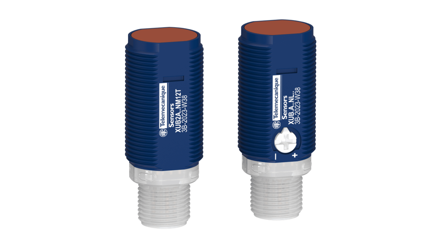 Telemecanique Sensors Through Beam Photoelectric Sensor, Cylindrical Sensor, 15 m Detection Range IO-LINK