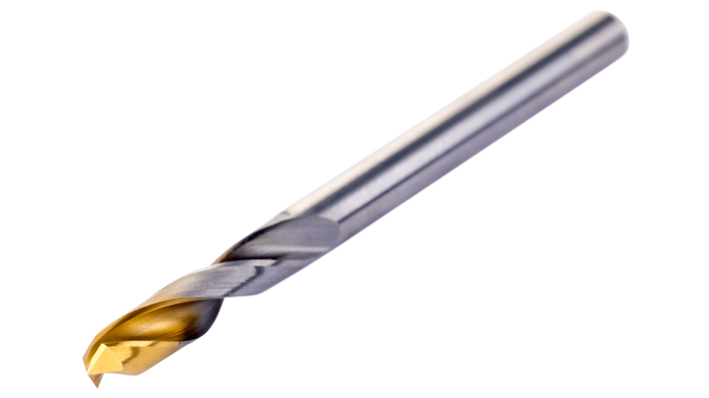 Dormer R023 Series Solid Carbide Stub Drill, 5.5mm Diameter, 66 mm Overall