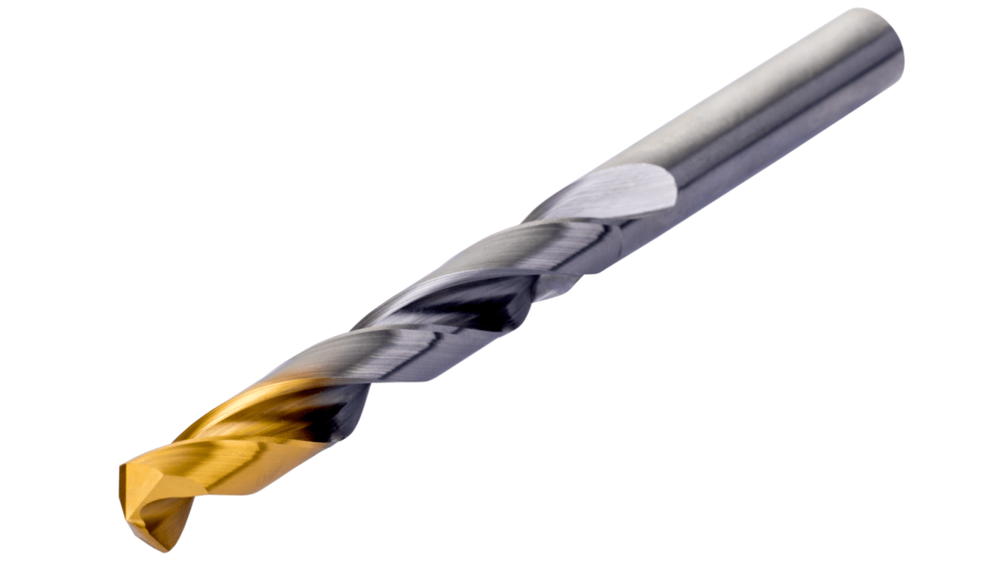 Dormer R003 Series Solid Carbide Jobber Drill Bit, 6.3mm Diameter, 101 mm Overall