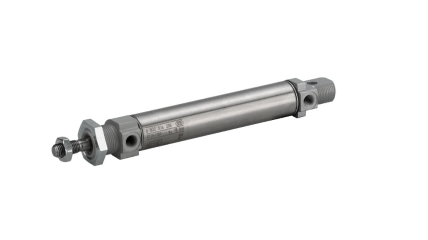 EMERSON – AVENTICS Roundline Cylinder - 0822332510, 16mm Bore, 320mm Stroke, MNI Series, Double Acting