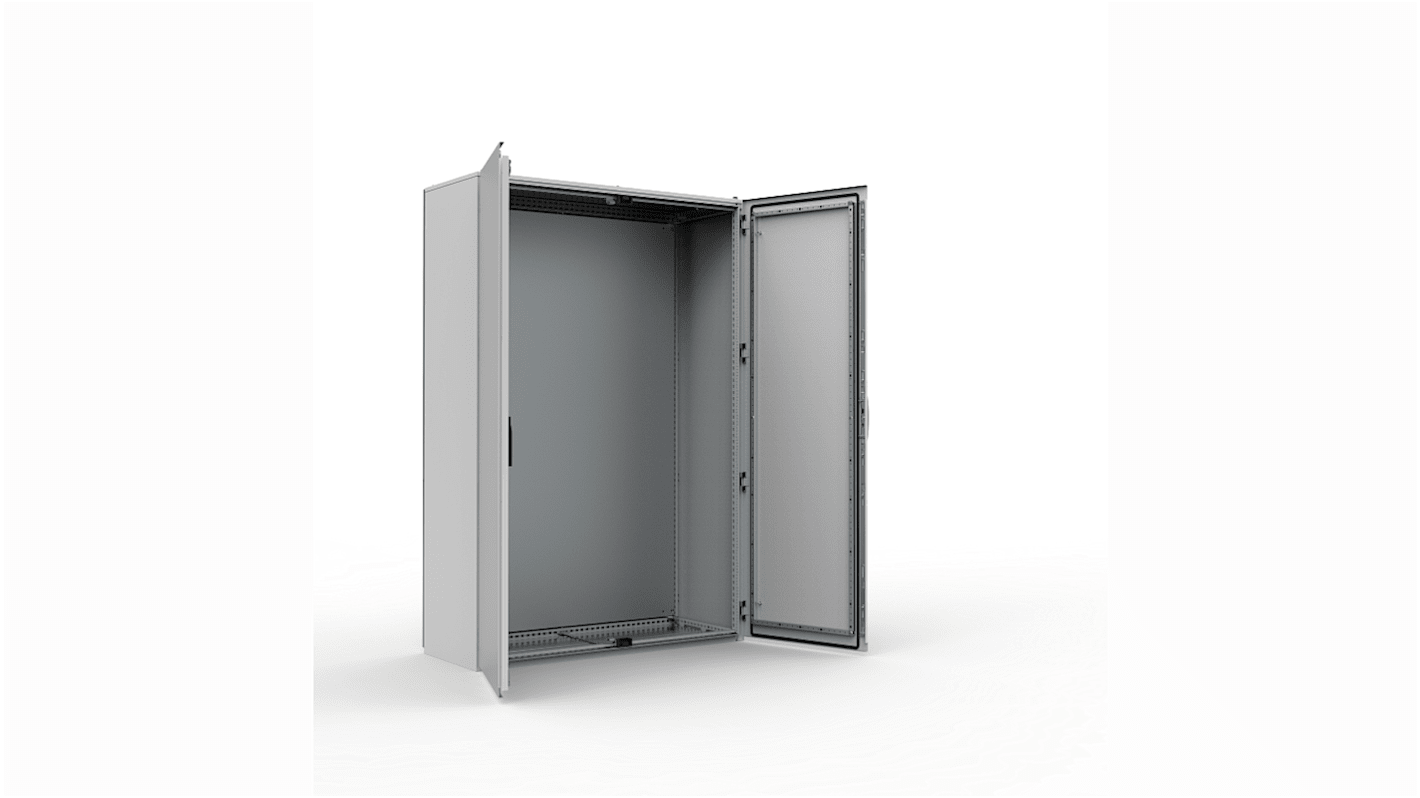nVent HOFFMAN MKD Series Mild Steel Double-Door-Door Floor Standing Enclosure, Double Door Door, IP55, 1600 x 1200 x
