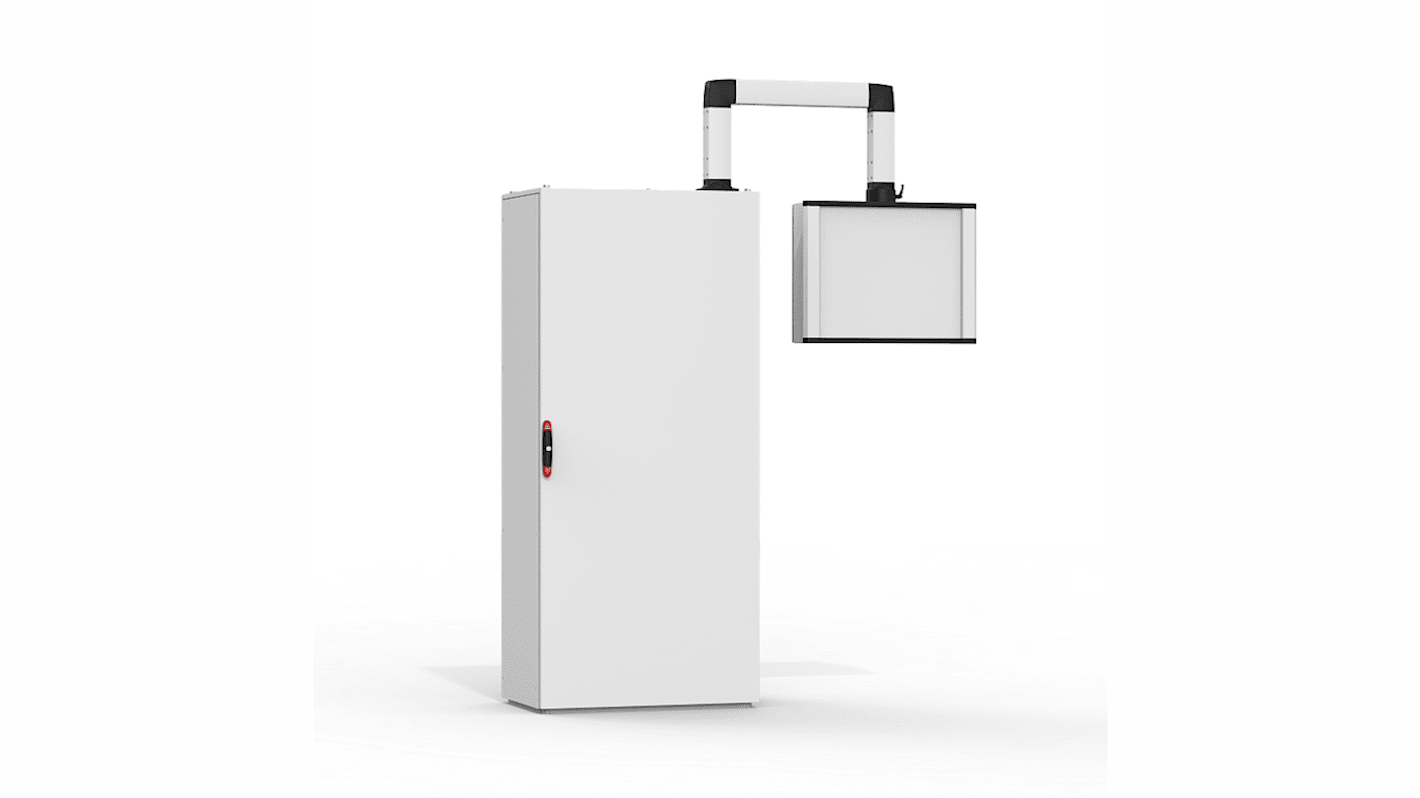 nVent HOFFMAN OICE Series Aluminium, Steel Single-Door-Door Floor Standing Enclosure, Opaque Door, IP55, 500 x 500 x