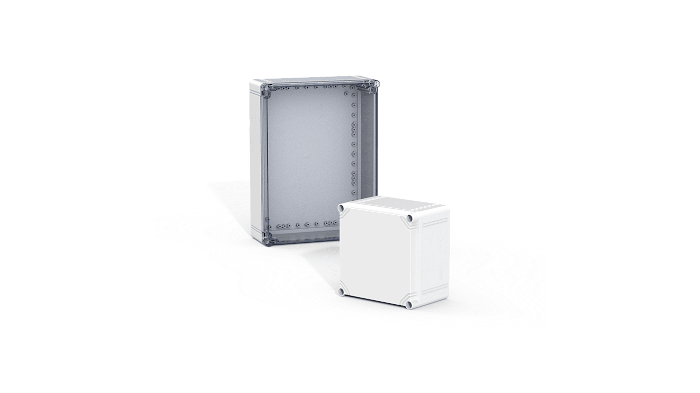 nVent HOFFMAN OPCP Series Polycarbonate Terminal Box, IP66, IP67, Viewing Window, 200 mm x 200 mm x 132mm