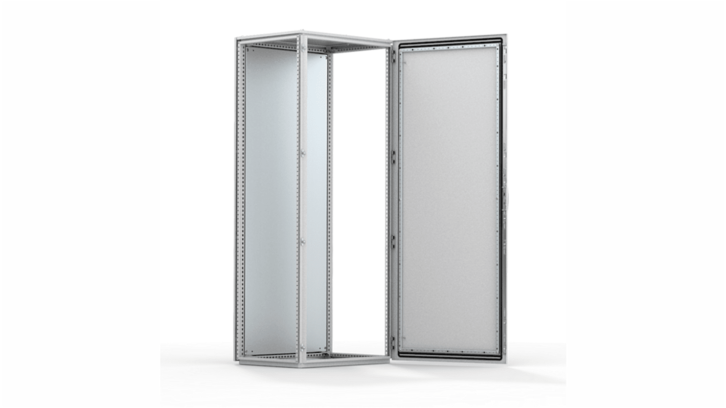 nVent HOFFMAN MCS Series Mild Steel Single-Door-Door Floor Standing Enclosure, Opaque Door, IP55, 2000 x 800 x 400mm