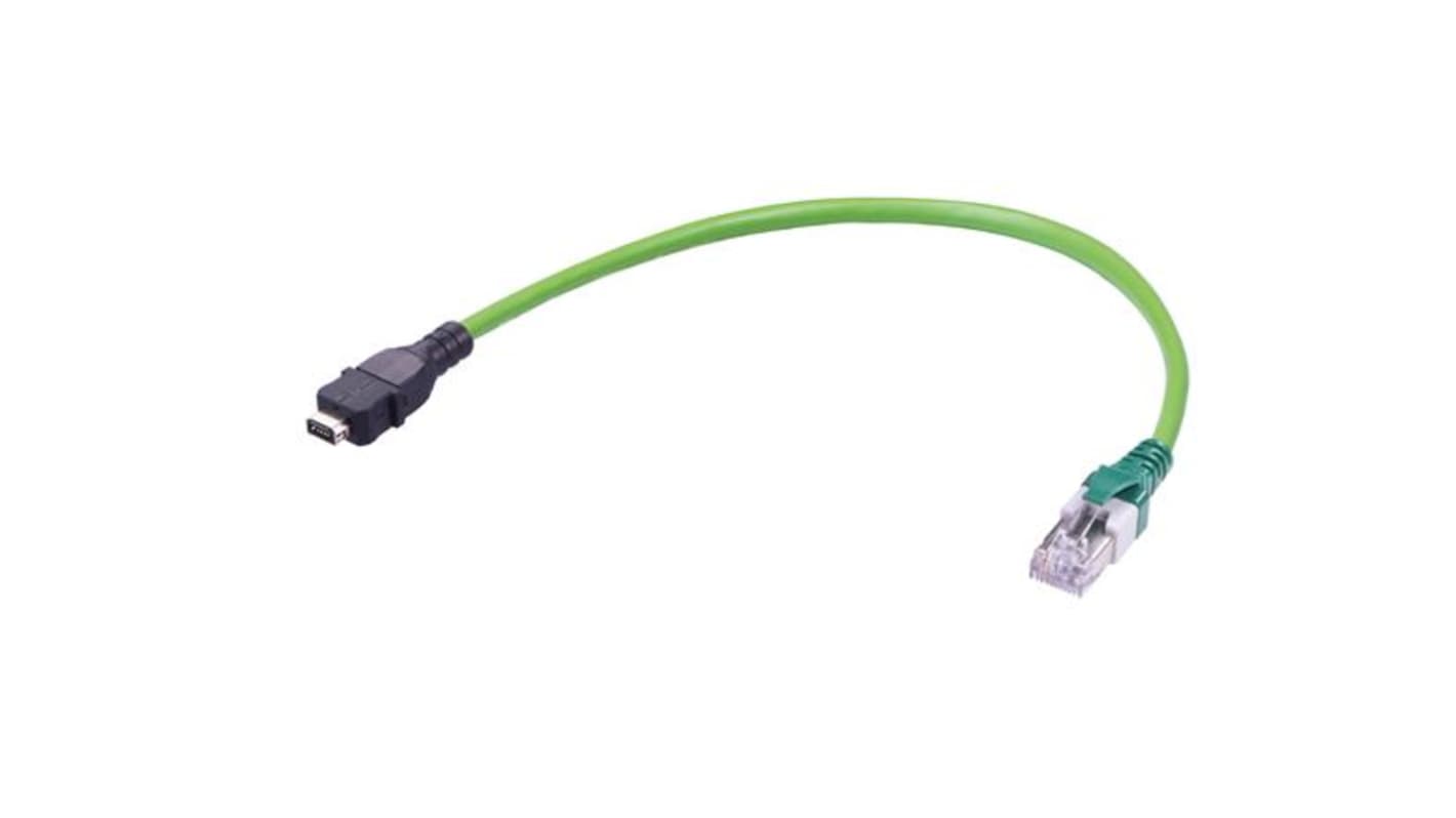 Kabel Ethernet Cat5 długość 300mm Z zakończeniem HARTING PVC