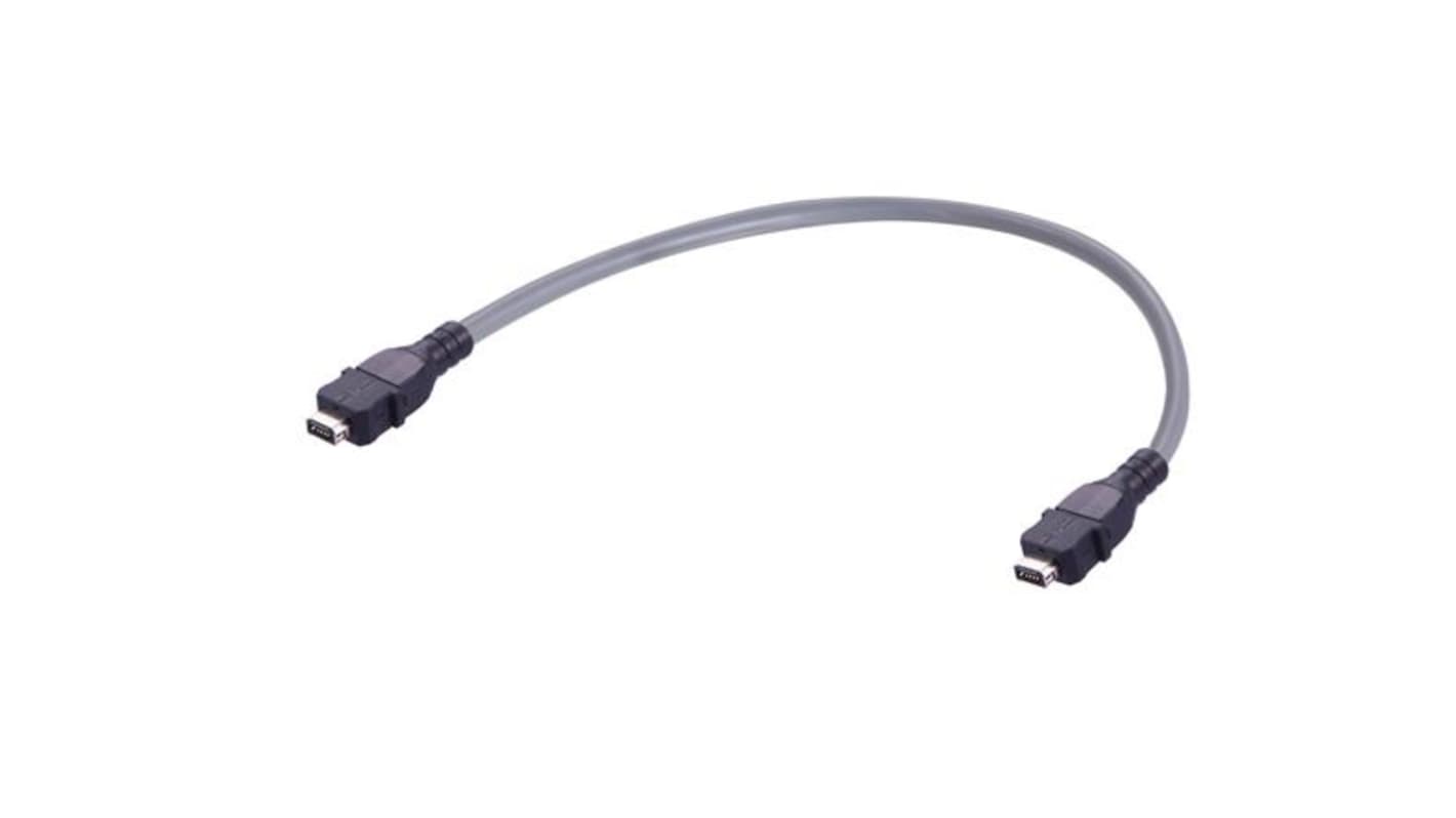 Kabel Ethernet długość 500mm Z zakończeniem HARTING PVC