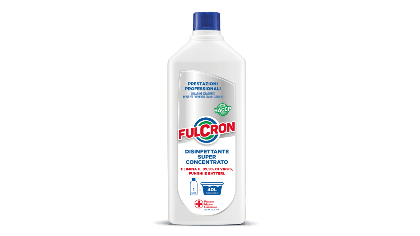 FULCRON Disinfettante Concentrato Detergente industriale Bottiglia da 1 L