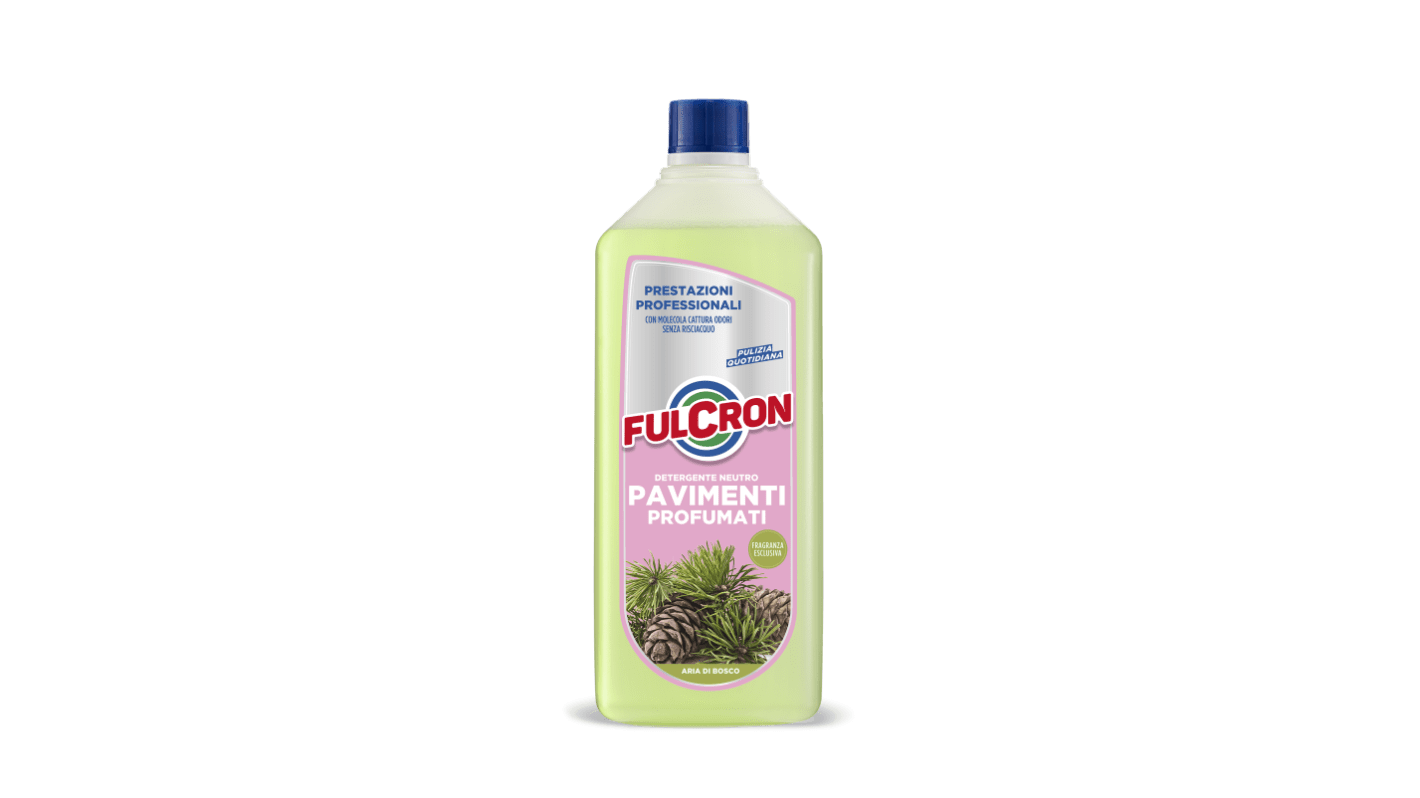 FULCRON Pavimenti Profumati Detergente Neutro Detergente per pavimenti Bottiglia da 1 L