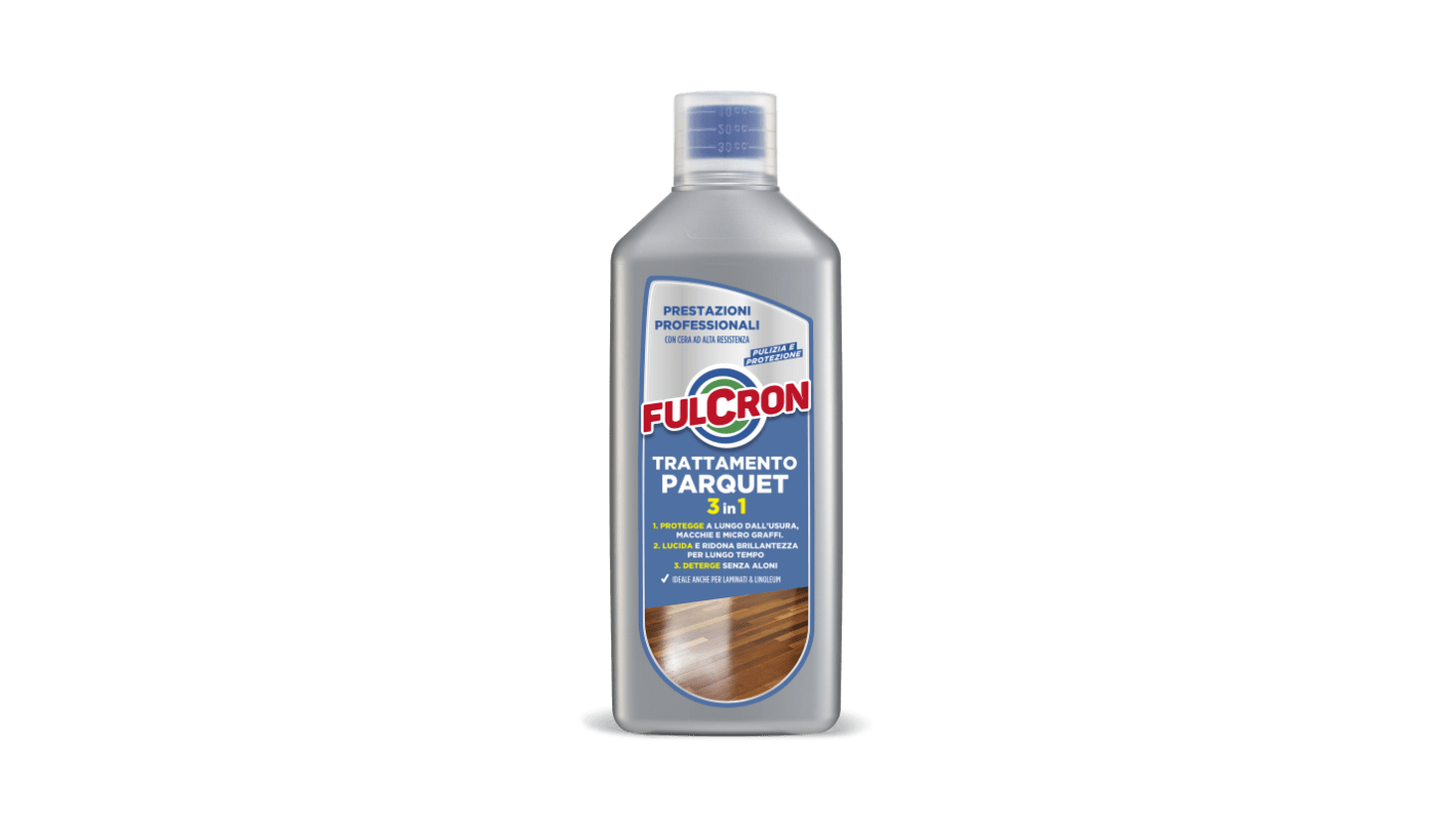 FULCRON Trattamento Parquet 3 In 1 Detergente per pavimenti Bottiglia da 1 L