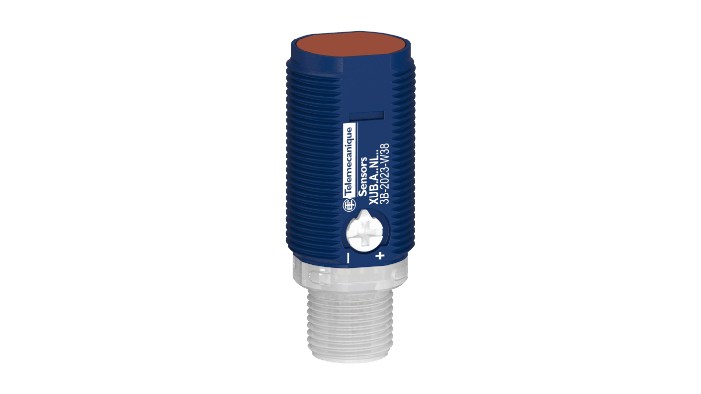 Sensore fotoelettrico Cilindrico Telemecanique Sensors, a diffusione, rilevamento 1 m, uscita NPN